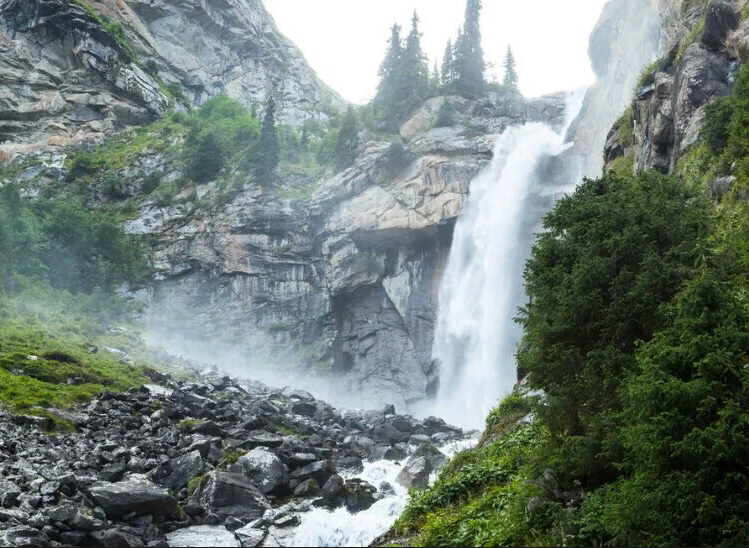 Водопады Учкулан фото