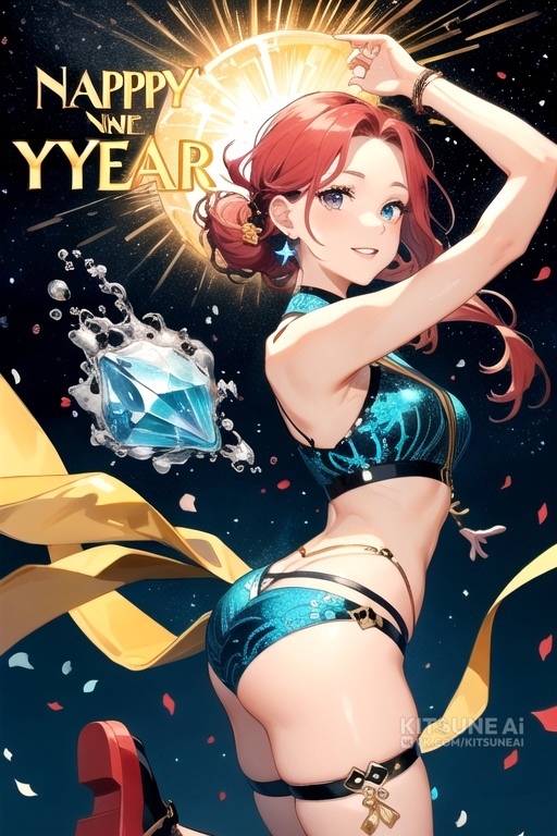 Новогодние знаки Зодиака в женских образах от нейросети