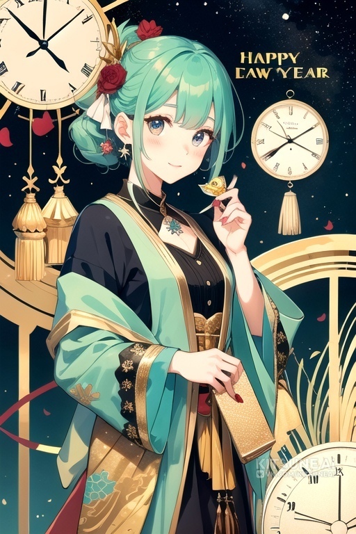 Новогодние знаки Зодиака в женских образах от нейросети