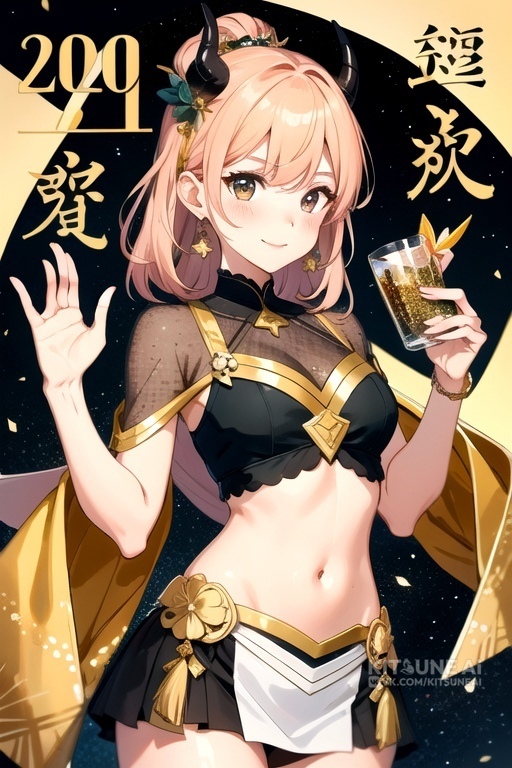 Новогодние знаки Зодиака в женских образах от нейросети