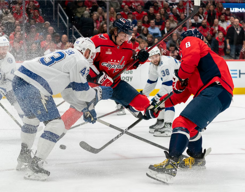 «Кэпиталз» снова работают сверхурочно, проигрывая «Лайтнинг» в серии пенальти