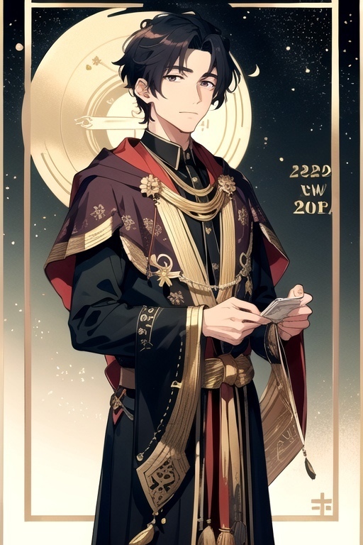 Новогодние знаки Зодиака в мужских образах от нейросети