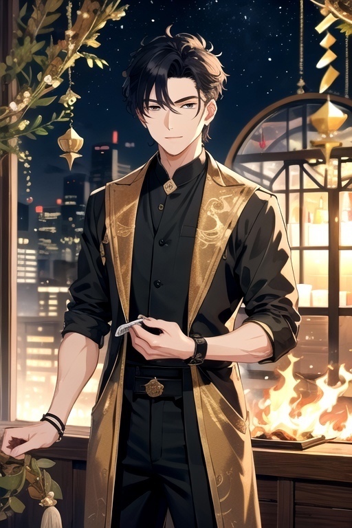 Новогодние знаки Зодиака в мужских образах от нейросети