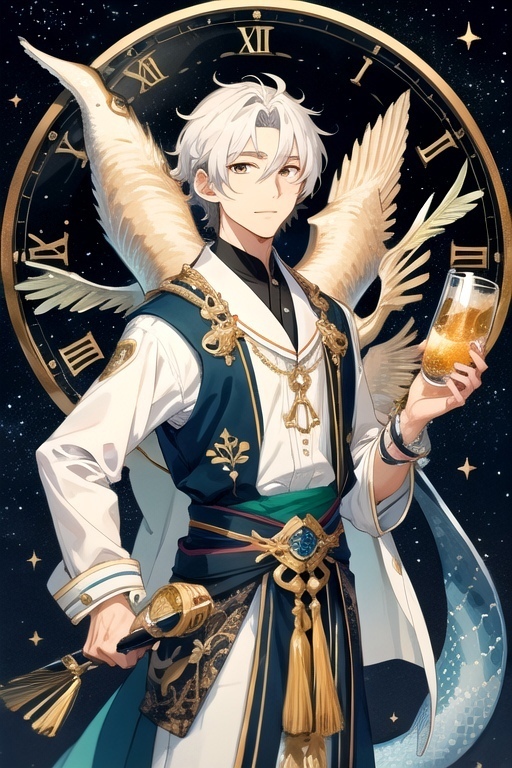 Новогодние знаки Зодиака в мужских образах от нейросети