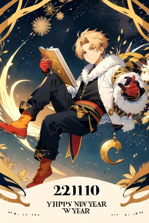 Новогодние знаки Зодиака в мужских образах от нейросети