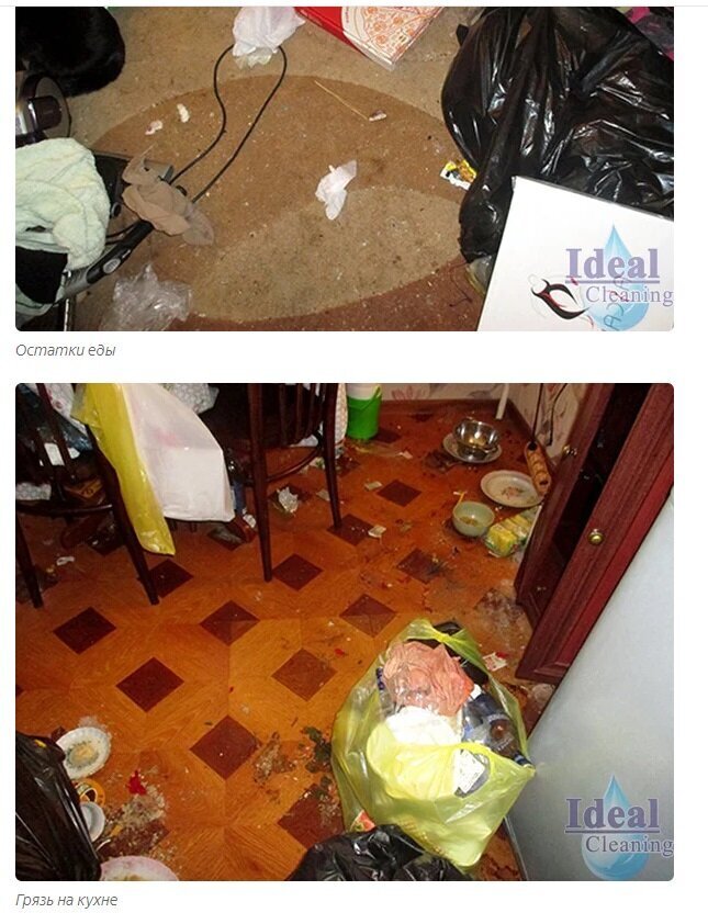 😱😱😱 "Грязная работа": ТОП-5 самых запущенных квартир в Москве, которые убирали сотрудники клининга. До и после уборки - фото, оцените результат ✅💯