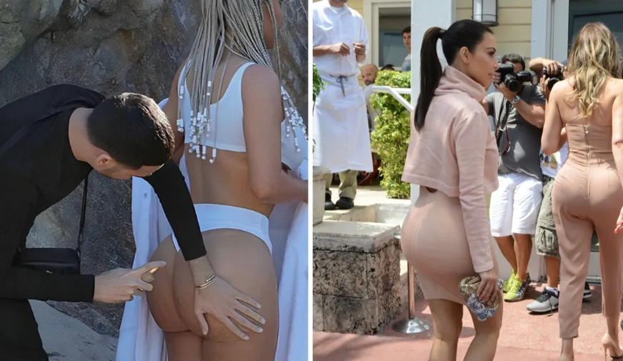 Ким Кардашьян ежемесячно выплачивает 1,2 миллиона рублей человеку, который ухаживает за ее ягодицами