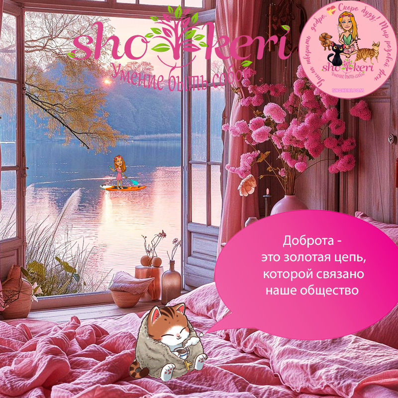 Где взяться доброте, если мы ее сами не создаем❤️