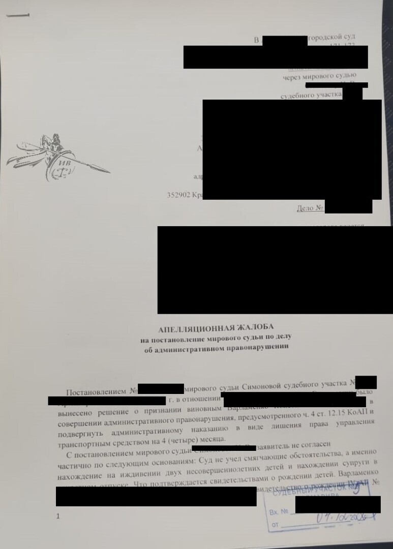 Пересечение сплошной – еще не лишение!