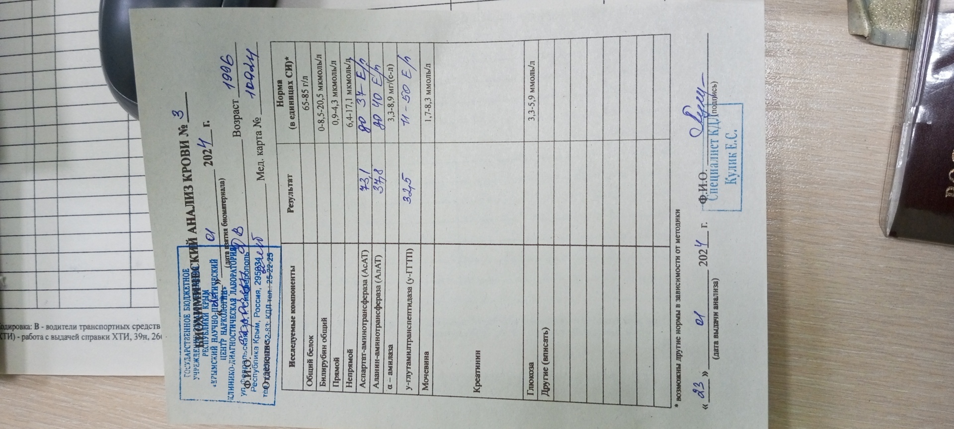 Сертификат нарколог