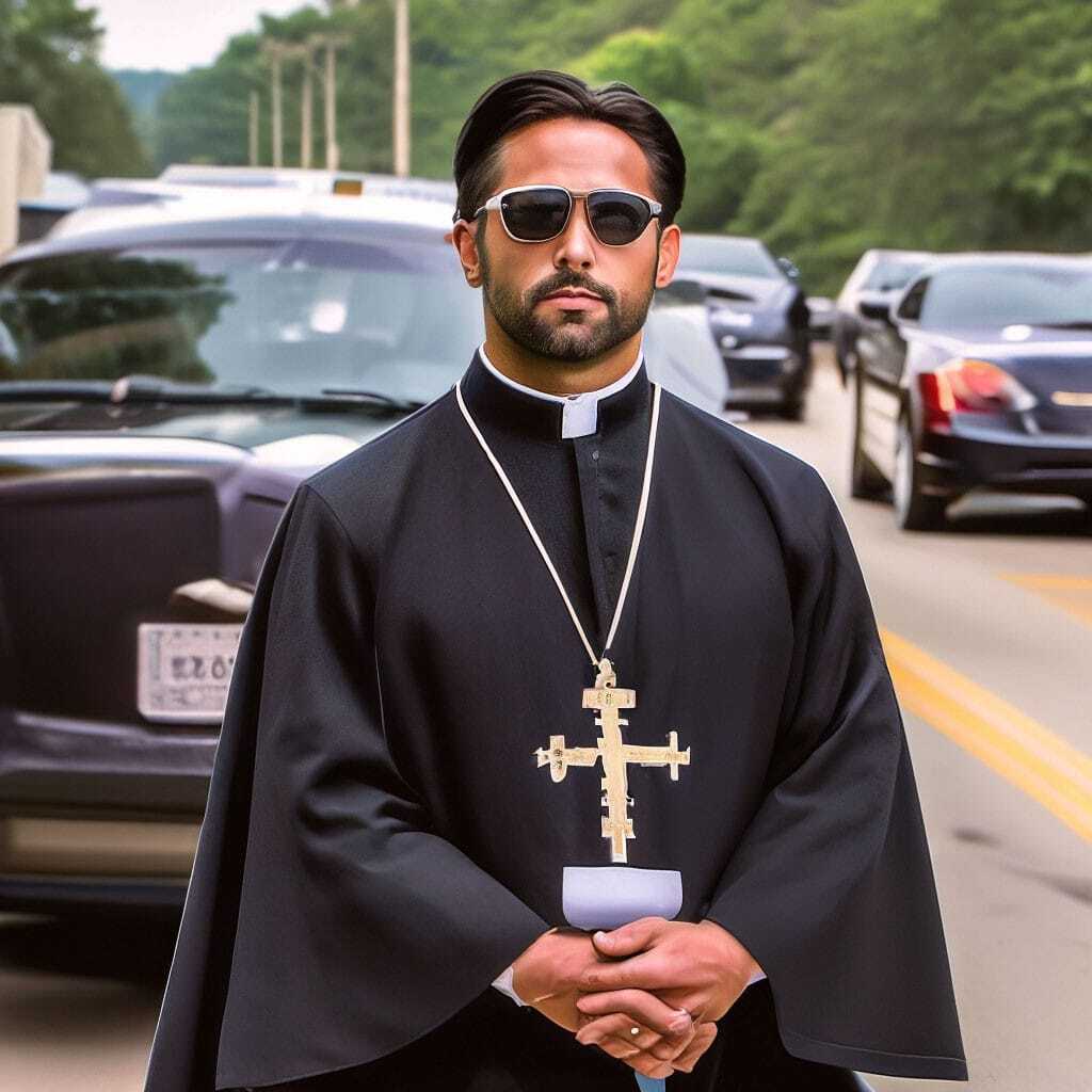 Оделся священником-плати 500 долларов