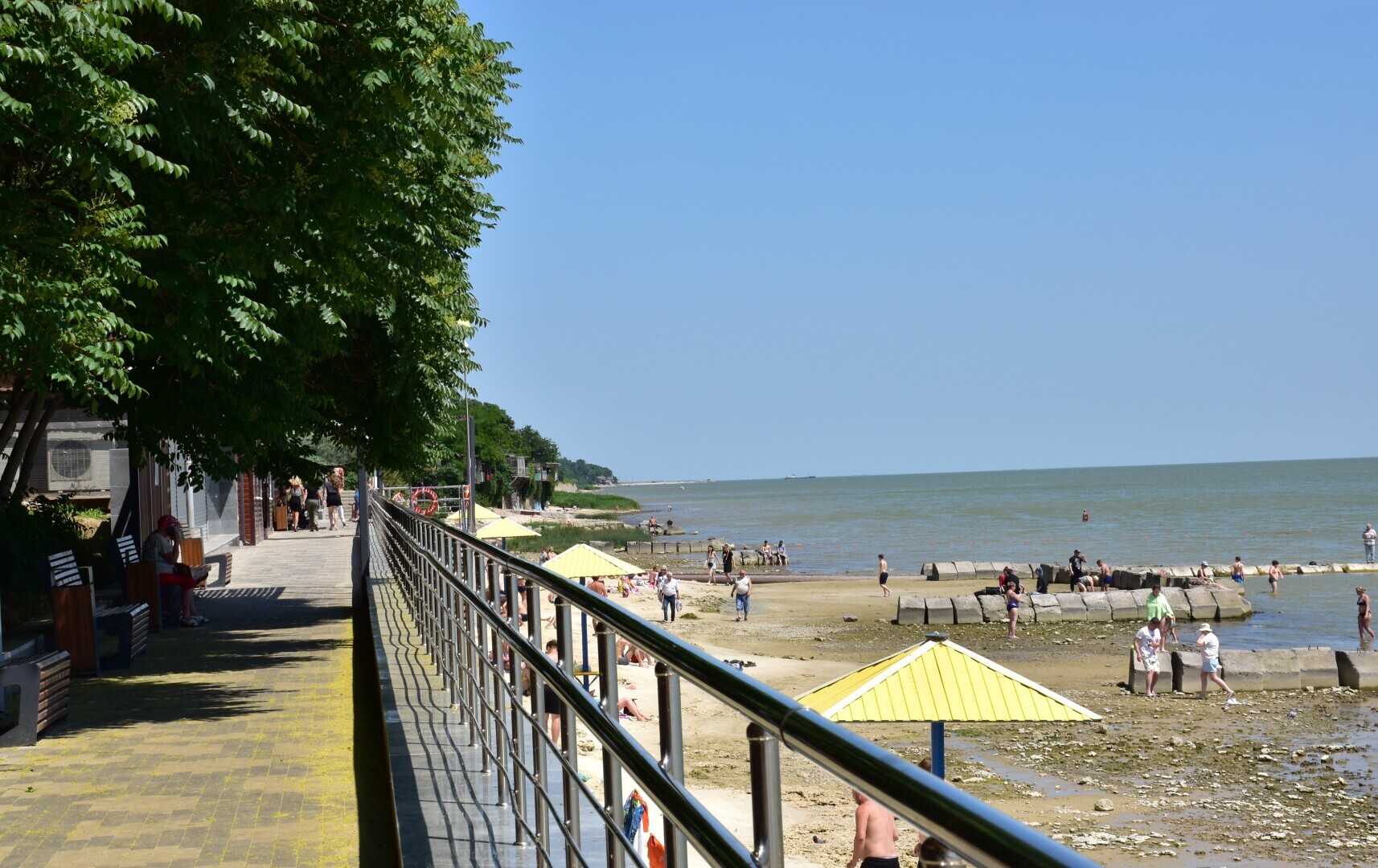 Приморский парк в Таганроге. Как он выглядел до шторма века.