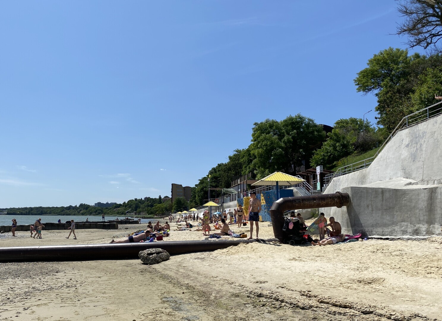 Приморский парк в Таганроге. Как он выглядел до шторма века.