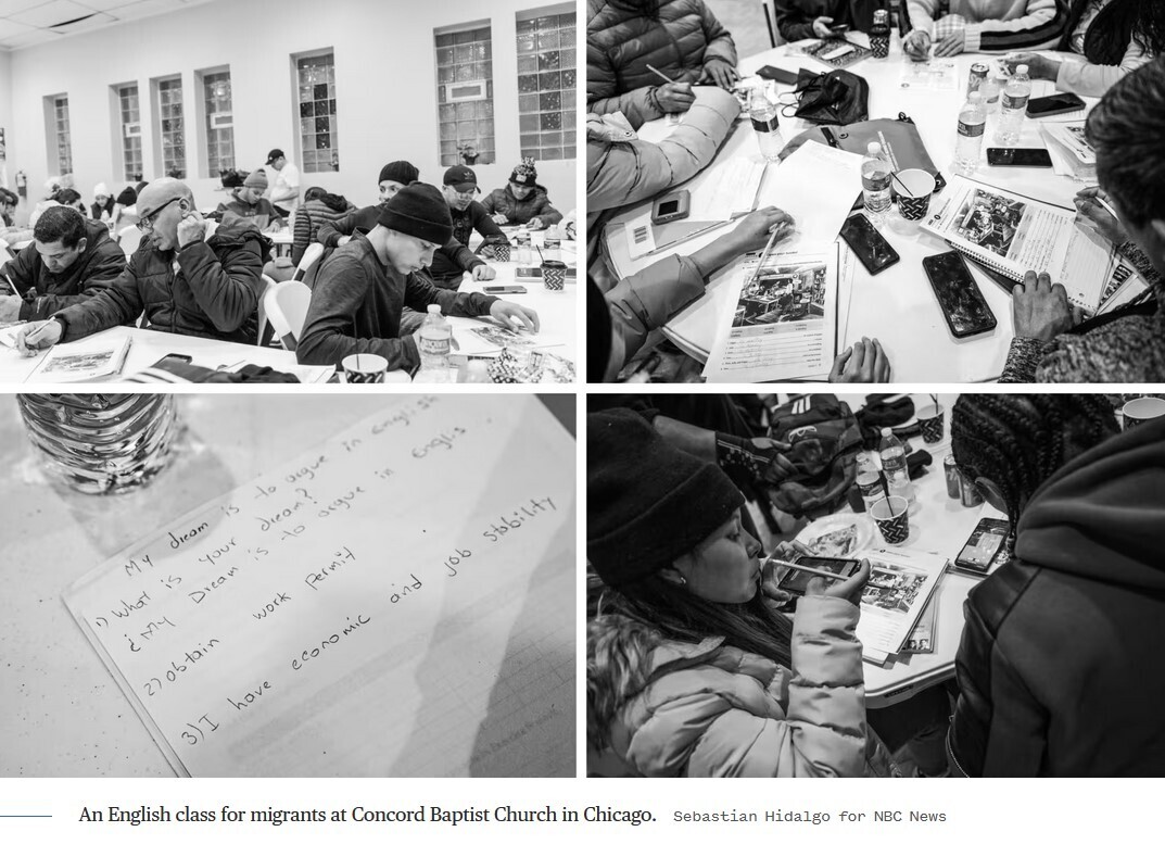 13 000 мигрантов пытаются найти дом и работу, поскольку надвигаются массовые выселения из приютов Чикаго