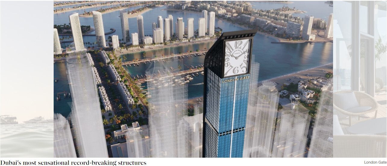 Дубай строит самую высокую в мире жилую башню с часами