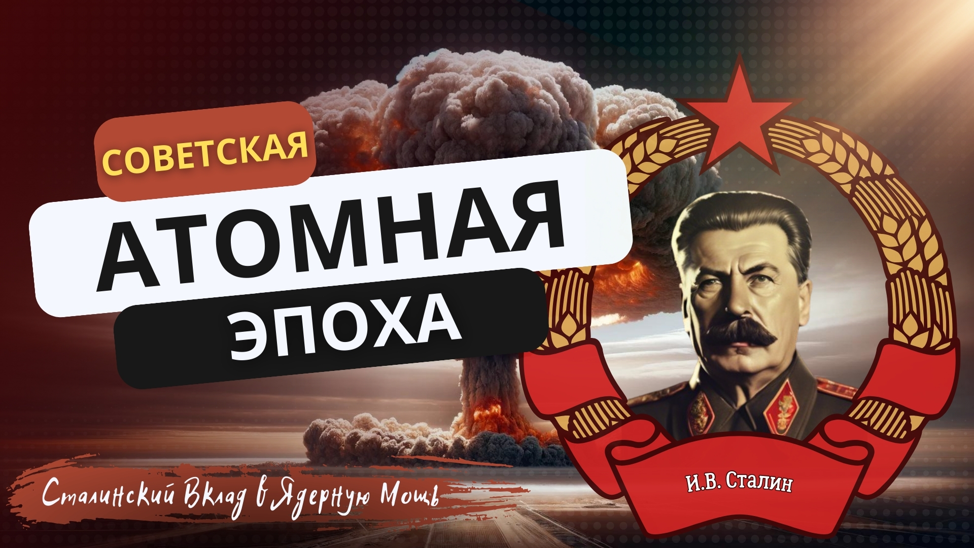 ✍ Советская Атомная Эпоха: Вклад Сталина