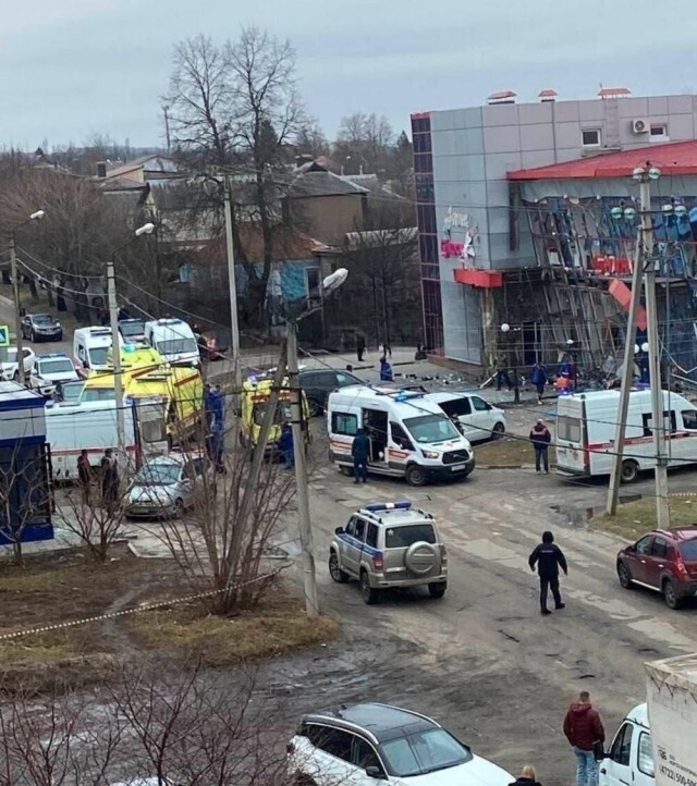 Обстрел укронацистами Белгорода. Снова