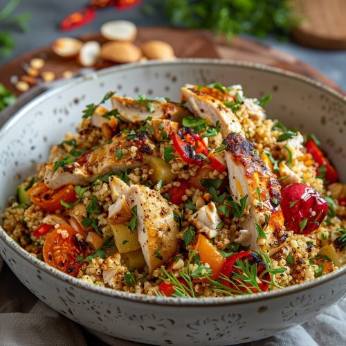 Революционный Плов для Фитнес-Гурманов: Булгур с Курицей в Главной Роли!