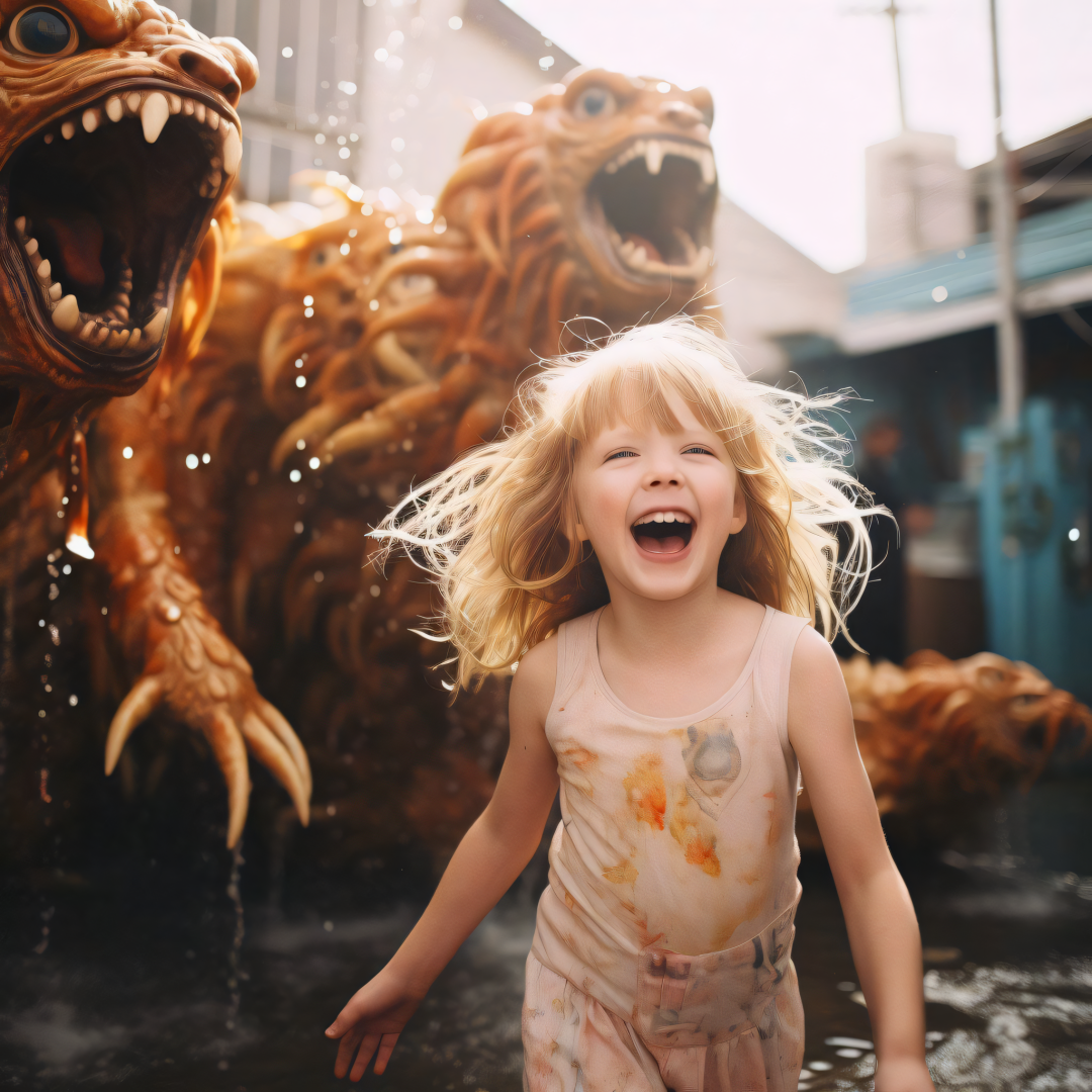 Улыбки детей и чудовища: неожиданные сочетания радости и ужаса