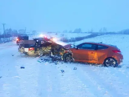 Выезд на встречку и ДТП