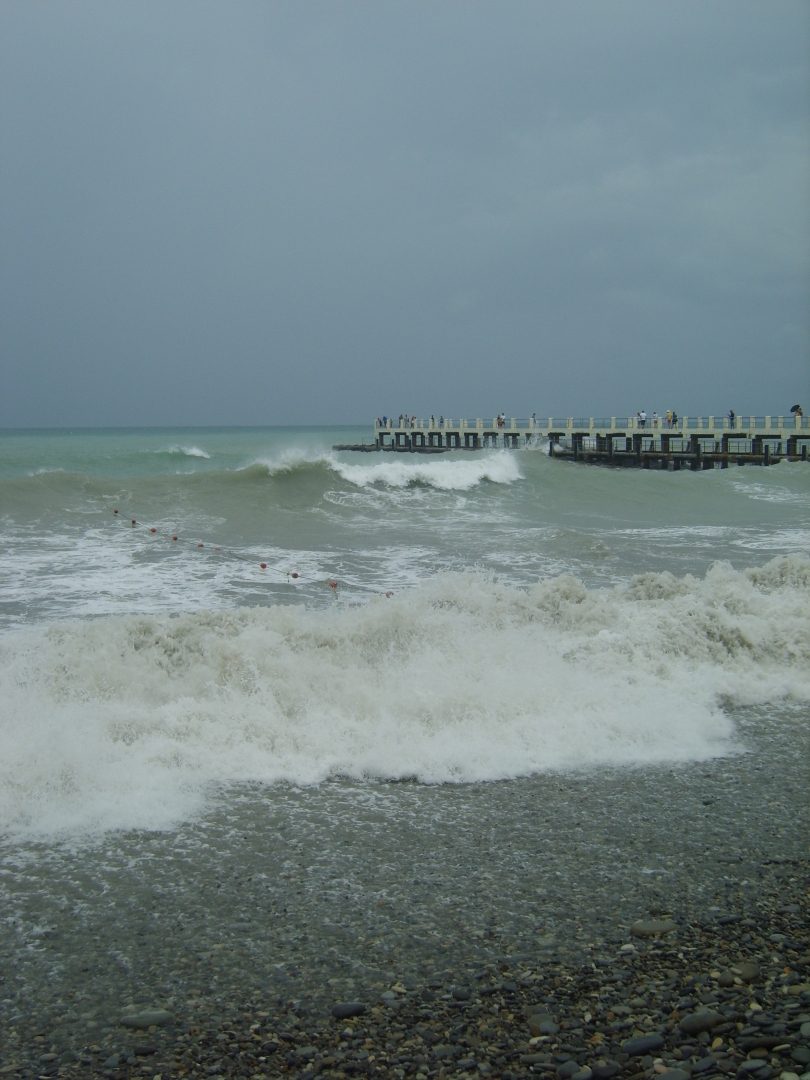 Наш отдых на Черном море. Море удивительно и прекрасно в любую погоду!