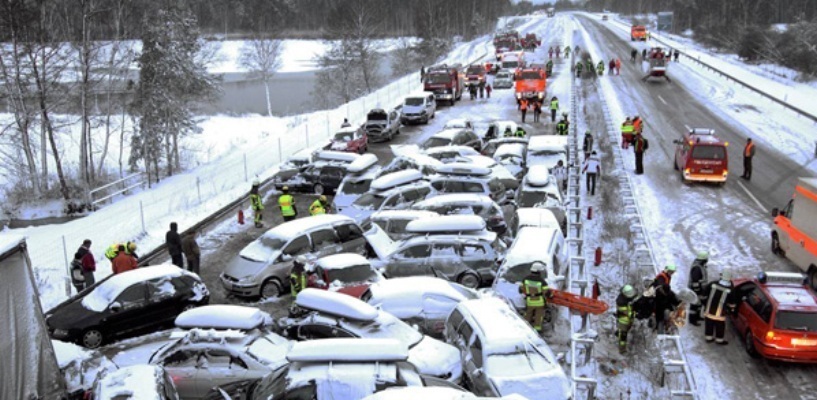 ДТП и гололед