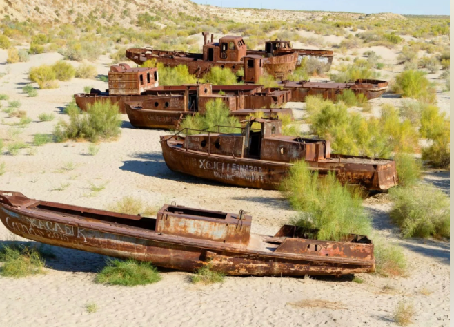 Убитое Аральское море.