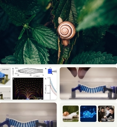 Роботизированная система в стиле улитки