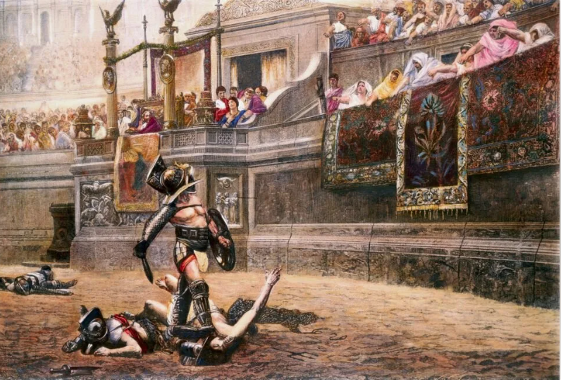 Урок из истории. Бои гладиаторов.