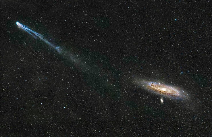 Комета 12P/Pons-Brooks: сверкающий посланец вселенной. Удивительные перипетии видимости с 21 марта по 1 апреля 2024 года.