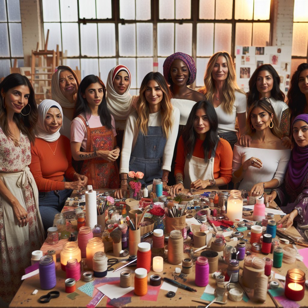 Создайте место для своего искусства: DIY-Дива ждет вас!"