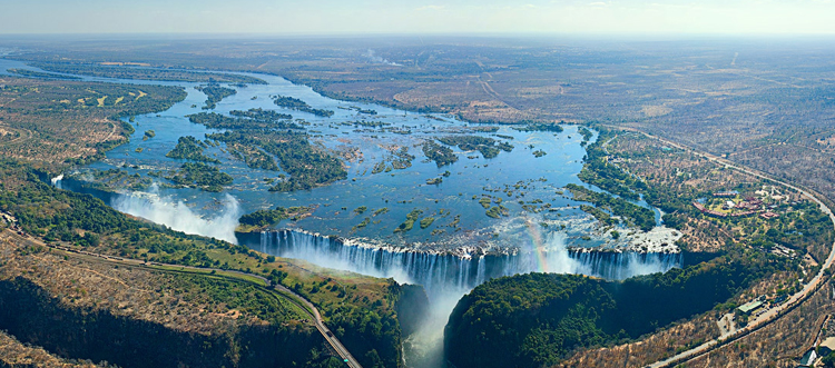 Завораживающее Путешествие."Неземной пыл водопада Виктория: Волшебство между Замбией и Зимбабве"