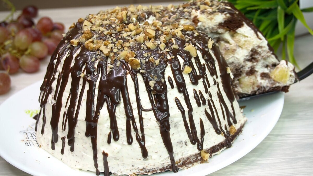 Торт "Панчо" на который уходит 20 минут времени вместе с выпечкой. Делюсь рецептом.