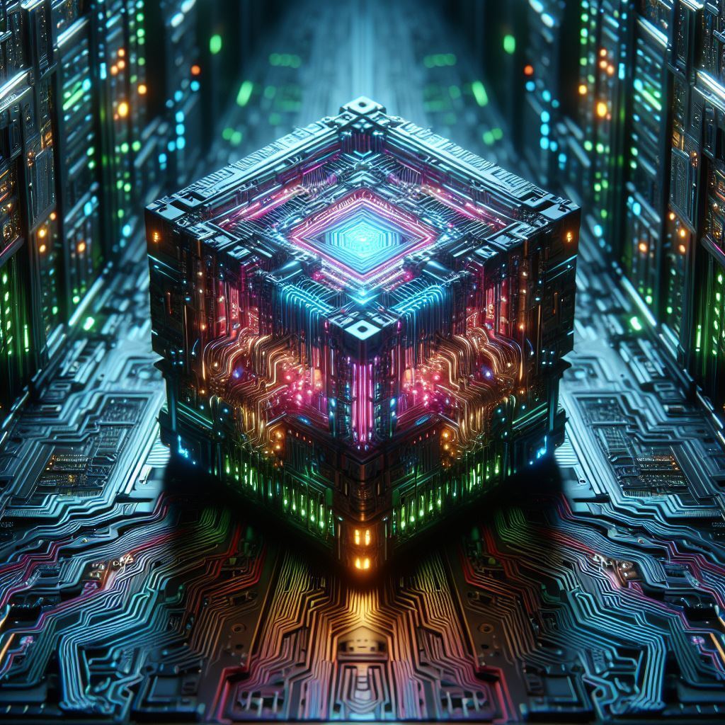 Процессор Xeon в игровой сборке компьютера.