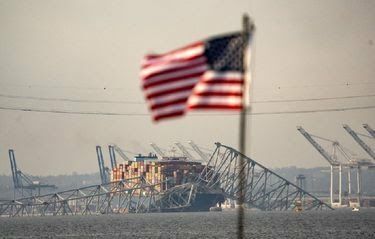 Таран судном «Дали» эмблематичного моста в Балтиморе – «чёрная метка» дяде Сэму. В случае невыполнения ультиматума, грядёт распад США к 2029-му году