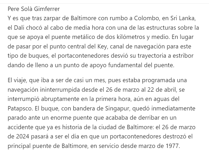 Таран судном «Дали» эмблематичного моста в Балтиморе – «чёрная метка» дяде Сэму. В случае невыполнения ультиматума, грядёт распад США к 2029-му году