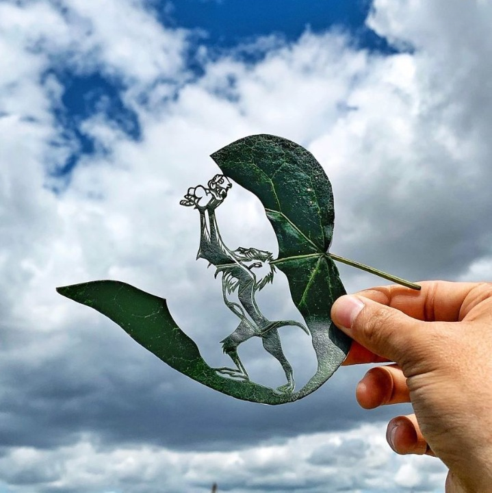 🎨"Leaf Art" Каната Нуртазина | Когда искусство встречается с природой, рождается шедевр