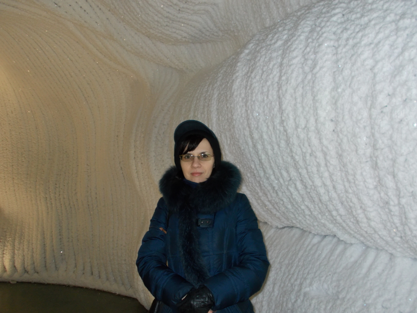 Наша прогулка по вечерней Москве. Ледяная пещера в "Зарядье"