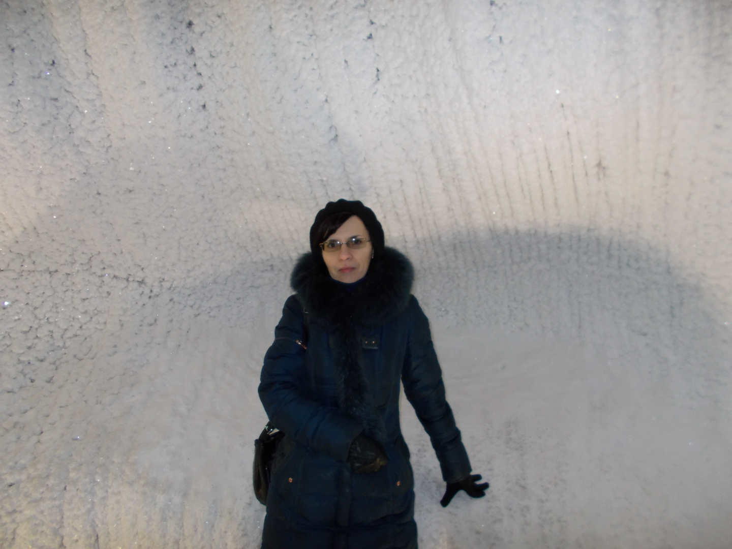 Наша прогулка по вечерней Москве. Ледяная пещера в "Зарядье"