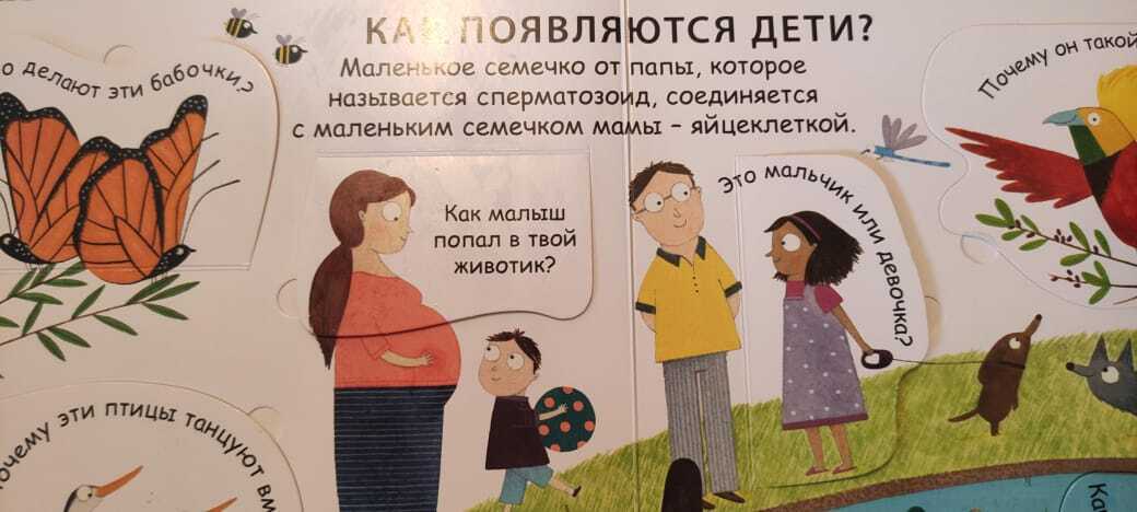 Первая книга для малышей ответит на вопрос, откуда дети берутся. Красивые иллюстрации – идеально для малышей!