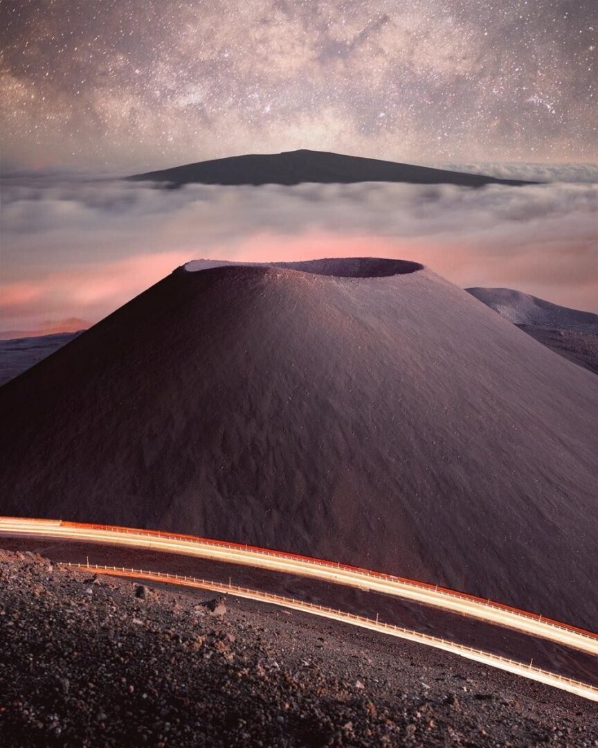 Мауна-Кеа — спящий вулкан на (Большом) острове Гавайи