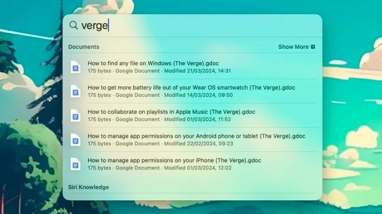 Как найти любой файл в macOS