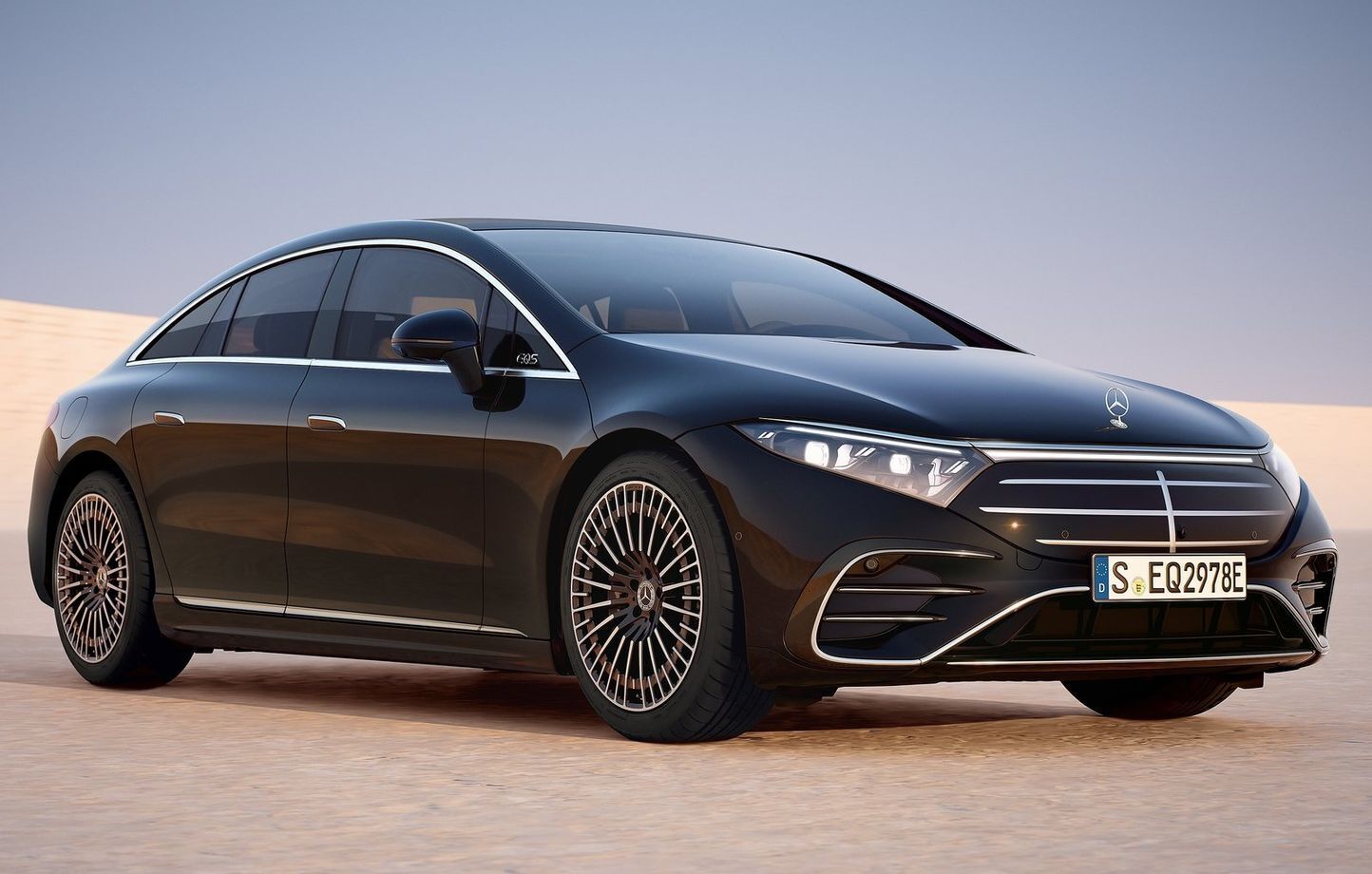 Mercedes EQS 2024 : наконец-то электромобиль, похожий на Mercedes
