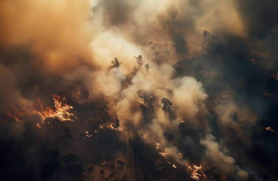 В Крыму прозвучали взрывы и произошёл пожар