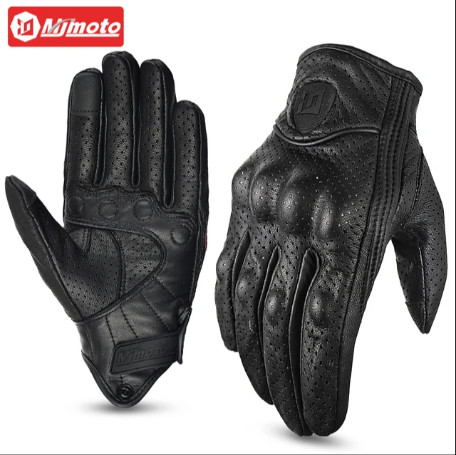Прохлада и Стиль: MJMOTO Летние Мотоциклетные Кожаные Перчатки для Мужчин и Женщин.