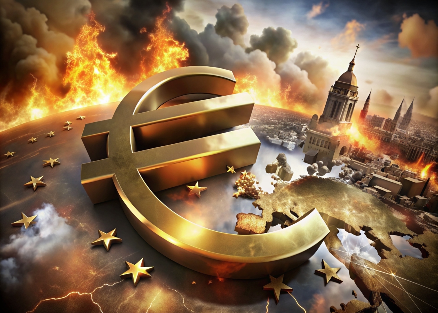 Евро на грани краха: как Европа избежала финансового Армагеддона