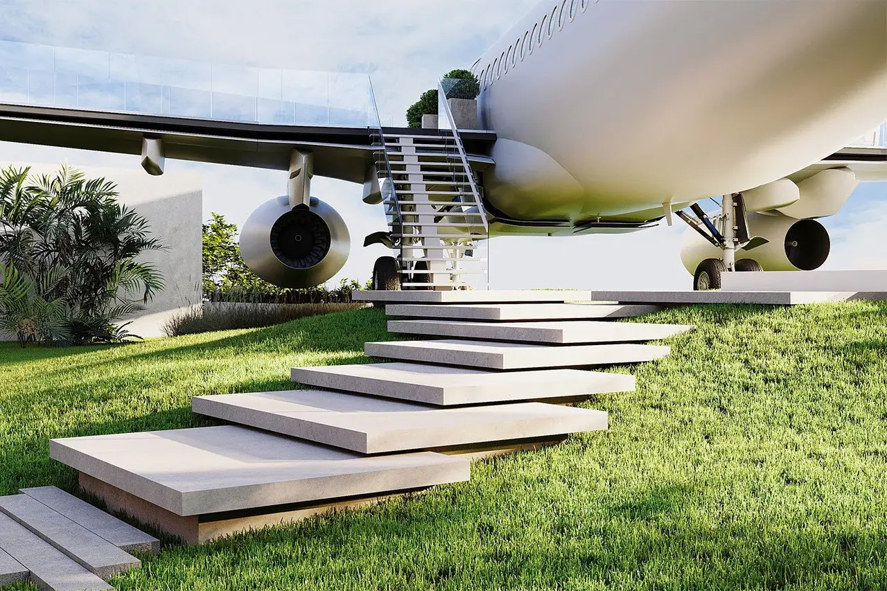 Люкс-отель в фюзеляже Боинга-737 на берегу Бали удивляет туристов