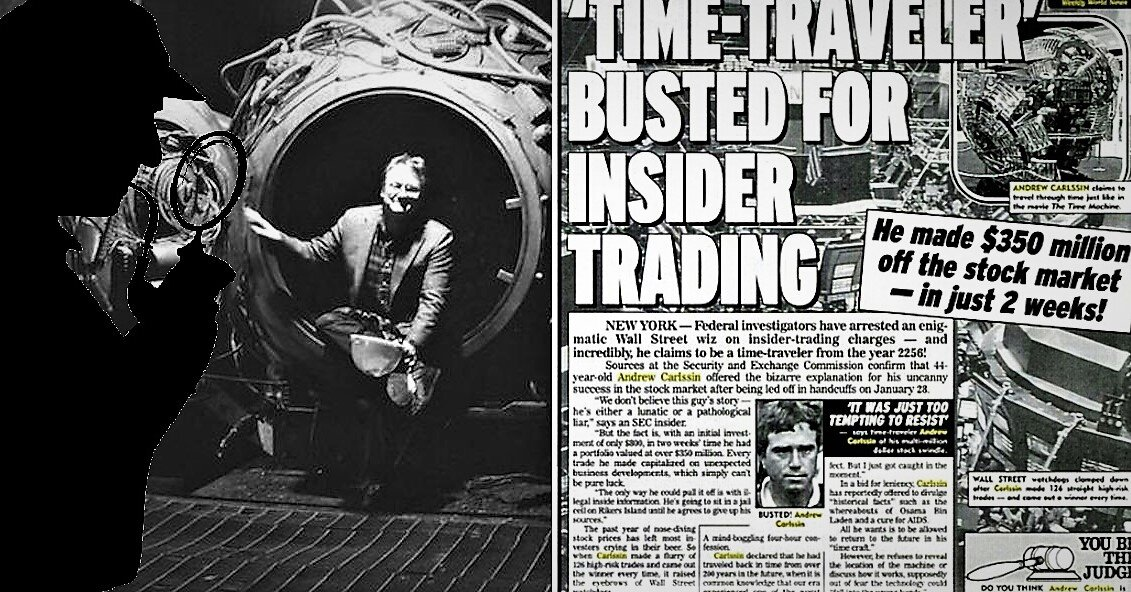Начал с 800 долларов и заработал за две недели 350 миллионов: история путешественника во времени, который чуть не разорил Уолл-Стрит