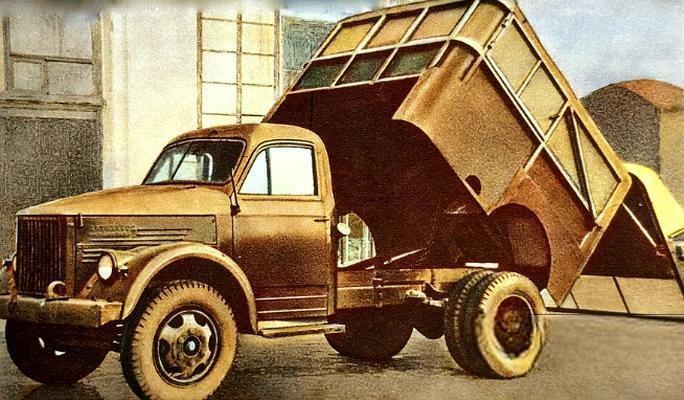 Мусорная машина при СССР