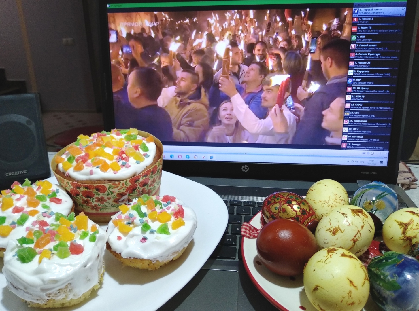 Как я пасхальные куличи и яйца освещаю, не посещая службы в Храме